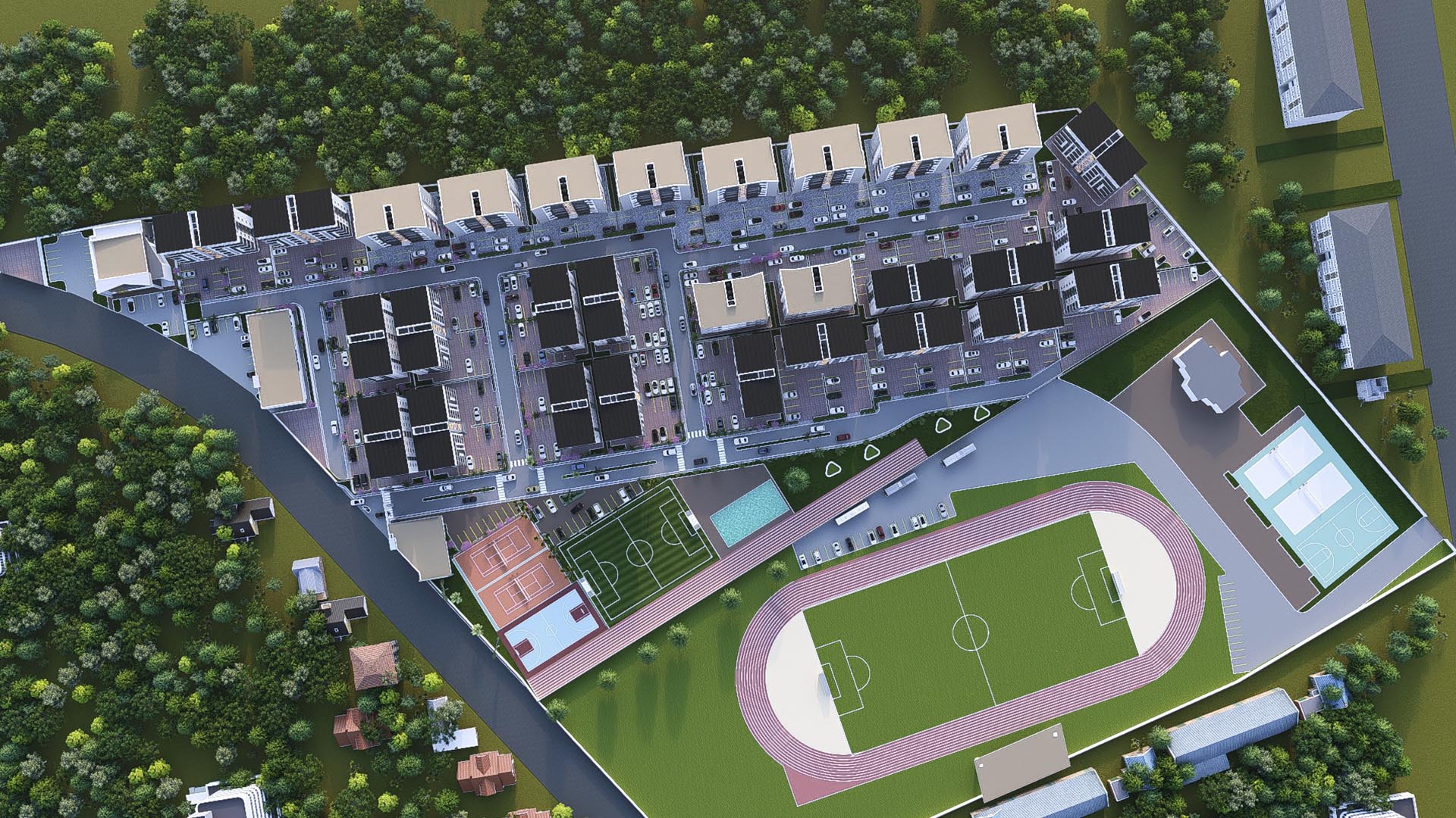 Contemporary apartment architecture